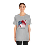 Freedom tshirt, USA flag shirt, American flag, Red white and blue tee, Proud, United States, 4th of July, Independence day