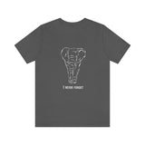 Elephant tshirt, I never forget, Animal tee, gift for mom, shirt with saying, Mother's day gift, tops for Grandma, Zoo animal shirt