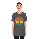 Tree shirt, silhouette tree shirt, nature tshirt, camping shirt, adventure tee, abstract outdoor t-shirt, distressed look, hiking, camping