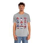 Patriotic gnome, Red White and Blue shirt, 4th of July, USA, American Shirt, Merica, Stars and stripes, gnome shirt