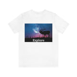 Explore, Starry shirt, Explore shirt, animal shirt, Stars, travel Tshirt, Interstellar shirt, Mens shirt, Womens tee, Nature tee, Explorer