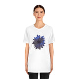 Galaxy flower tshirt, Interstellar plant shirt, Galactic tee, nature shirt, Adventure apparel, gift, intergalactic silhouette