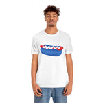 Patriotic Hotdog, Red White and Blue shirt, 4th of July, USA, American Shirt, Merica, Stars and stripes, Nathan's Hotdog contest