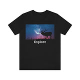 Explore, Starry shirt, Explore shirt, animal shirt, Stars, travel Tshirt, Interstellar shirt, Mens shirt, Womens tee, Nature tee, Explorer