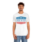 Made in the USA, Red White and Blue shirt, 4th of July, USA, Flag sunflower, American Shirt, Merica, Stars and stripes, proud American