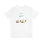 Just Bloomin' Around, Silly shirt, Great gift for Mom or Grandma, Fun Spring time tee, Summer tshirt, Funny saying top, goofy shirt