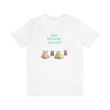 Just Bloomin' Around, Silly shirt, Great gift for Mom or Grandma, Fun Spring time tee, Summer tshirt, Funny saying top, goofy shirt