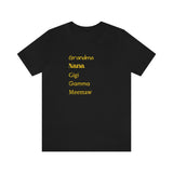 Grandma, Nana, Gigi, Gamma, Meemaw tshirt, Grandma to be tee, Gigi shirt