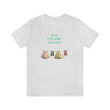 Just Bloomin' Around, Silly shirt, Great gift for Mom or Grandma, Fun Spring time tee, Summer tshirt, Funny saying top, goofy shirt