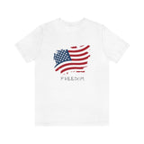 Freedom tshirt, USA flag shirt, American flag, Red white and blue tee, Proud, United States, 4th of July, Independence day