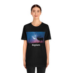 Explore, Starry shirt, Explore shirt, animal shirt, Stars, travel Tshirt, Interstellar shirt, Mens shirt, Womens tee, Nature tee, Explorer