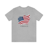 Freedom tshirt, USA flag shirt, American flag, Red white and blue tee, Proud, United States, 4th of July, Independence day