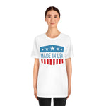 Made in the USA, Red White and Blue shirt, 4th of July, USA, Flag sunflower, American Shirt, Merica, Stars and stripes, proud American