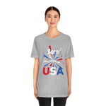 Born in the USA, Red White and Blue shirt, 4th of July, USA, American Shirt, Stars and stripes, love America tshirt, Fireworks