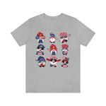 Patriotic gnome, Red White and Blue shirt, 4th of July, USA, American Shirt, Merica, Stars and stripes, gnome shirt