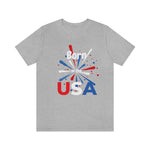 Born in the USA, Red White and Blue shirt, 4th of July, USA, American Shirt, Stars and stripes, love America tshirt, Fireworks