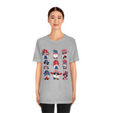 Patriotic gnome, Red White and Blue shirt, 4th of July, USA, American Shirt, Merica, Stars and stripes, gnome shirt