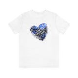 Galaxy Heart tshirt, Interstellar Love shirt, Galactic tee, nature shirt, Adventure apparel, gift, intergalactic silhouette, space